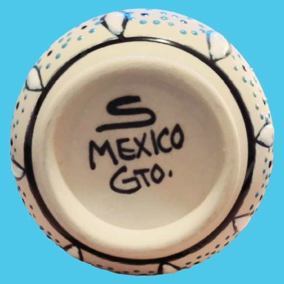 BEAUTIFUL VINTAGE SIGNED JAVIER SERVIN MEXICO TONALA STYLE BUD VASE - Picture 4 of 4